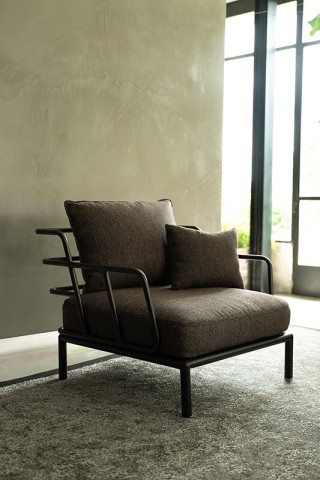 Divano 1 posto Saint Martin in acciaio