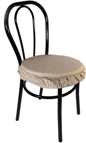 CUSCINO CON VOLANT 2PZ TONDO NEW EDGAR BEIGE