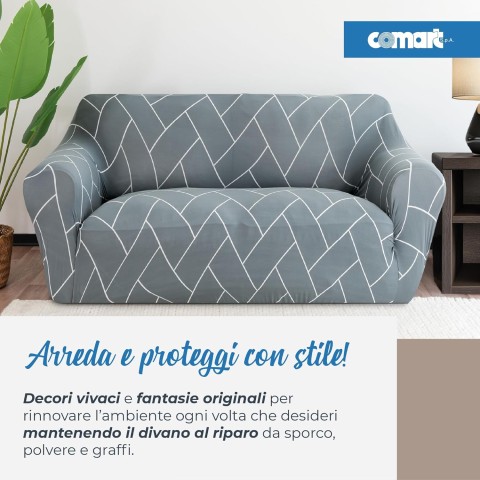 COPRIDIVANO FASHION 2 POSTI COMART DIS.4