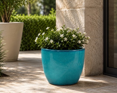 VASO CERAMICA SHANGAI S 30X27H OCEANO