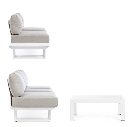 SET SALOTTO ANG. C-C KONNOR BIANCO