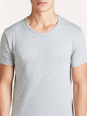 MAGLIA MEZZA MANICA GIROCOLLO PACCO DOPPIO  RAGNO 601417 ARGENTO