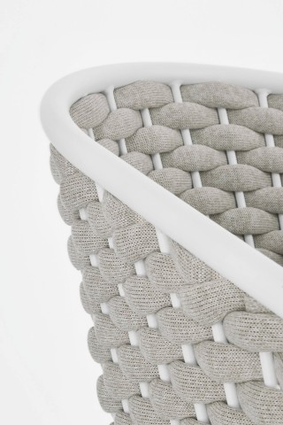 SEDIA CON BRACCIOLI MARGALIDA BIANCO 0666082