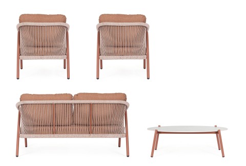 SET4 SALOTTO C-C MIRAVET RAME 0666136