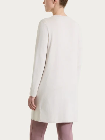 Cardigan lungo aperto in Summertime DM99MN CHAMPIGNON