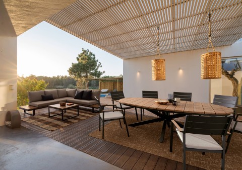 TAVOLO ZELMAR 218X115 ANTRACITE YK13 0663791