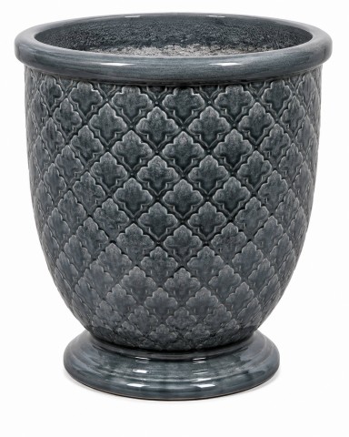 VASO CERAMICA SINGAPORE M D39X42H ANTRACITE