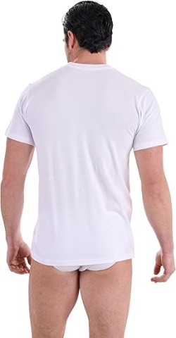 MAGLIA MEZZA MANICA GIROCOLLO IN COTONE NAVIGARE 513 BIANCO
