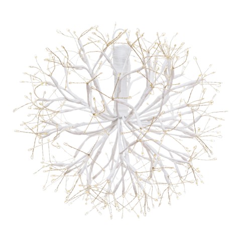 77058 RAMO SFERA RICCIO LUMINOSO CON 384 MICROLED BIANCO CALDO 77058