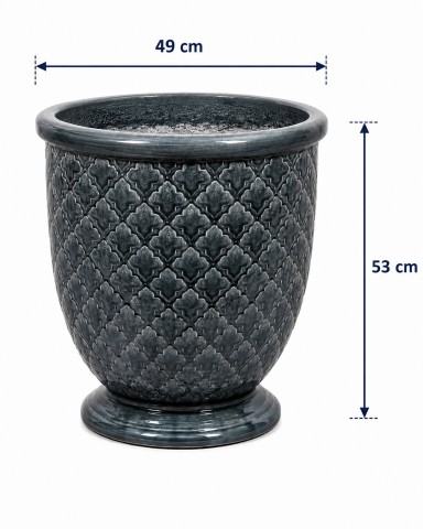 VASO CERAMICA SINGAPORE L D49X53H ANTRAC