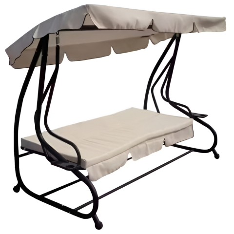 DONDOLO NEW ALTEA 3 POSTI 200X120X164 ECRU'