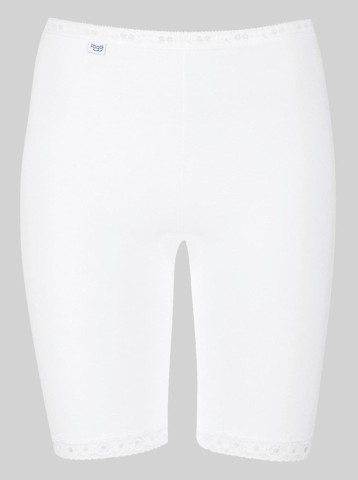 BASIC LONG MUTANDA CON GAMBA SLOGGI 10007643 DONNA BIANCO