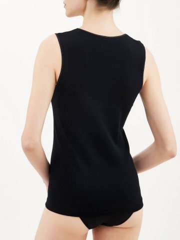 MAGLIA 100MERINO SPALLA LARGA RAGNO 073092 NERO