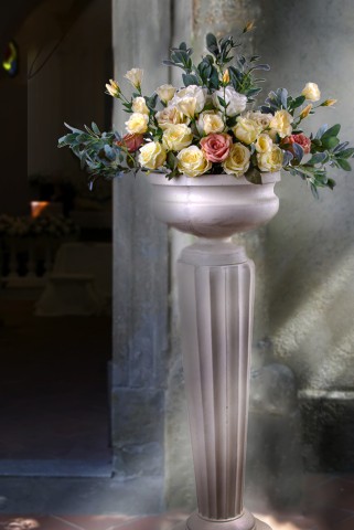 SET VASO + COLONNA D.44 CM H.132CM VR092
