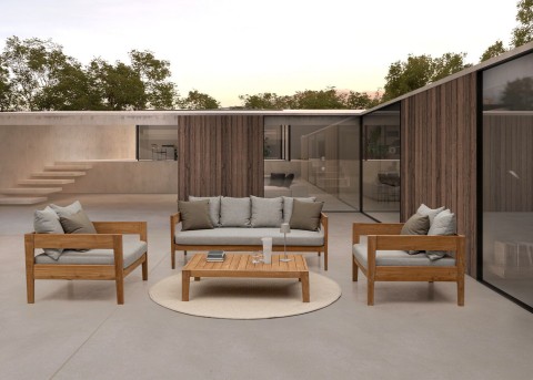 POLTRONA CON CUSCINO KOBO NATURAL 0806792