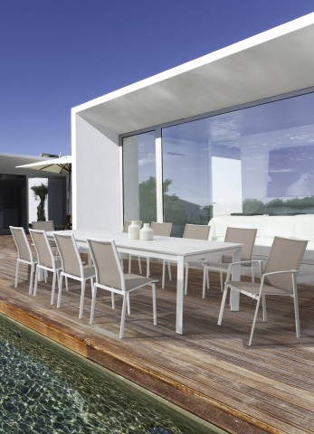 TAVOL.ALL.KONNOR 200-300X110 BIANCO