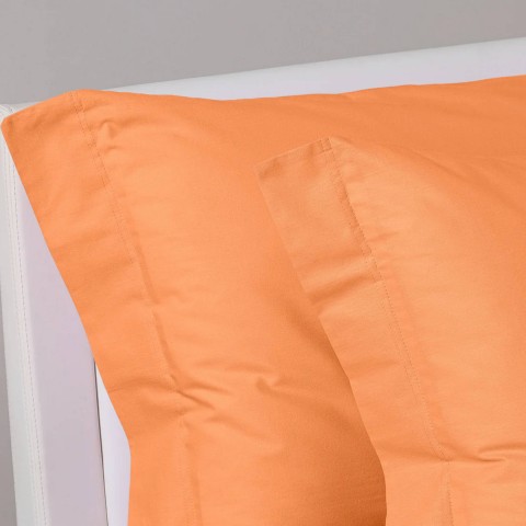 BASIC COLLECTION COMPLETO LENZUOLA SINGOLO ILBLUCASA ARANCIO
