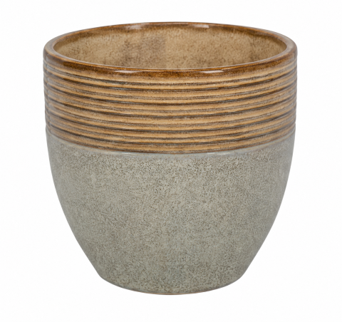 VASO CERAMICA CORSICA M D27X26H BIC.TERR