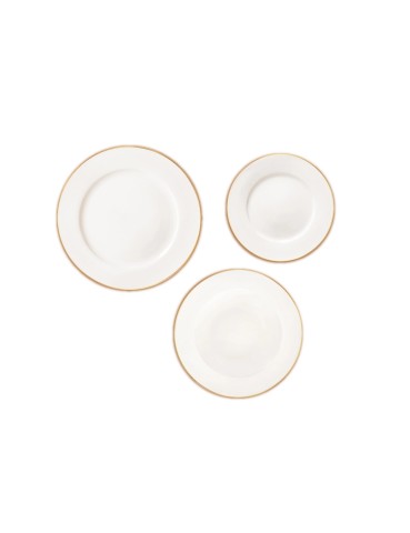TAVOLA 18 PZ FILORO NEW BONE 50260