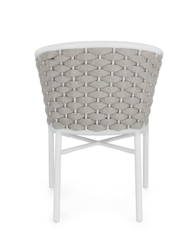 SEDIA CON BRACCIOLI MARGALIDA BIANCO 0666082