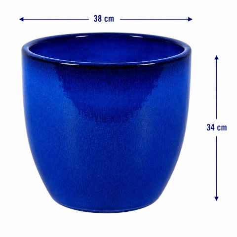 VASO CERAMICA SHANGAI M D38X34H VIOLA