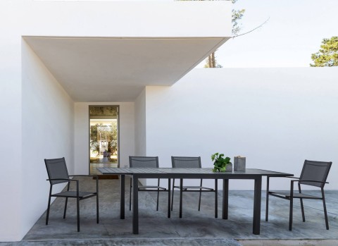 TAVOLO ALL.HILDE 140-210X77 ANTR.LH32