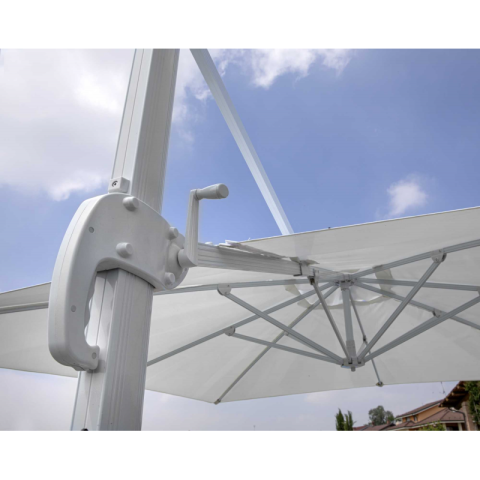 OMBRELLONE IN ALLUMINIO NEW MICHIGAN 2X3MT BIANCO VACCHETTI