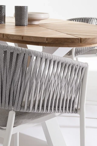 PALMDALE TAVOLO OVALE BIANCO 240x110cm RT01 BIZZOTTO
