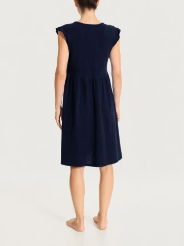 ABITO DONNA CORTO SPALLA LARGA DQ58DI BLUE