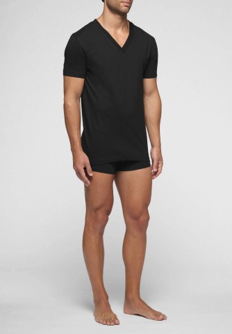 MAGLIA COT.MM SC.V 1305/5305 UOMO NERO