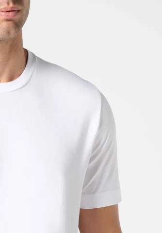 Pigiama Corto Girocollo in Cotone VPRT93396 BIANCO