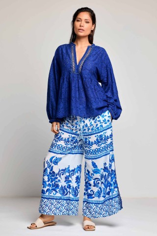 DORY  PANTALONE DONNA DAVID DB26-018 MULTICOLOR