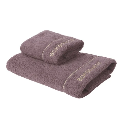 FINE OP SET ASCIUGAMANI 1+1 BORBONESE 408 MALVA