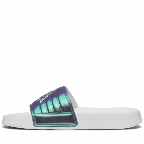 CIABATTE DONNA NOLES SP 35226TW WHITE-VIOLET DK PURP