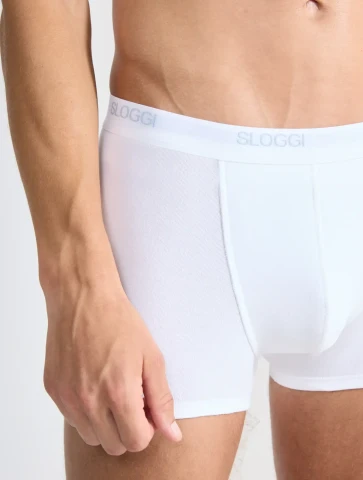 SLOGGI UOMO BASIC SHORT 10004753 BIANCO