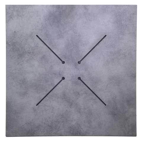 Top tavolo hpl grigio quadro cm59x59x1