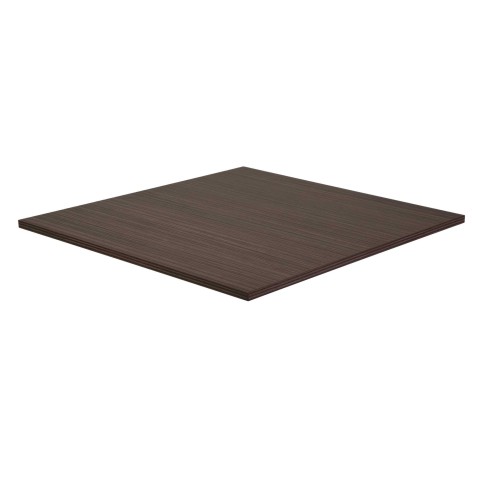 Top tavolo nobilitato noce moderno quadro cm80x1,8x80