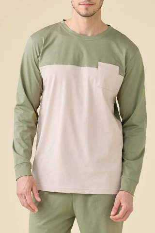 PIGIAMA UOMO COTONE MANICA LUNGA FC003242 MOON LIGHT