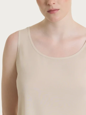 Top con spalla larga in Voile Stretch DS25S2 CHAMPIGNON
