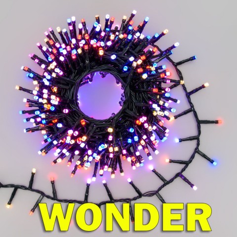 CATENA MINICLUSTER 500 LED BIANCO CALDO 63778 LOTTI