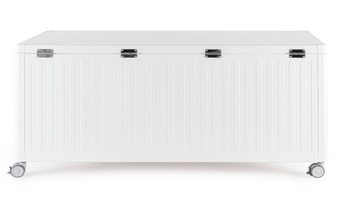 BAULE PORTA CUSCINI CON RUOTE OCEAN L BIANCO 0663973
