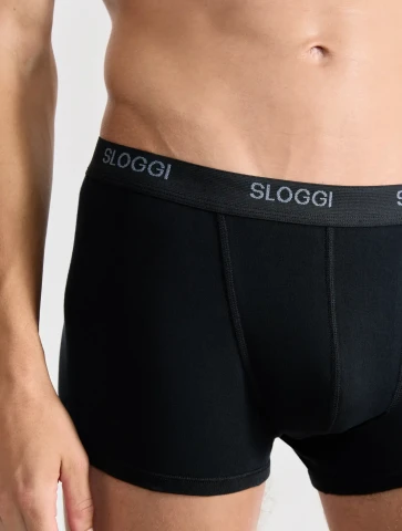 SLOGGI UOMO BASIC SHORT 10004753 NERO