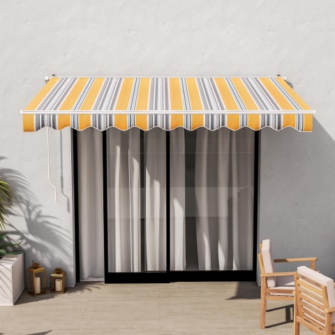 TENDA DA SOLE NAXOS 290X290CM ROSSO