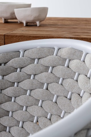 SEDIA CON BRACCIOLI MARGALIDA BIANCO 0666082