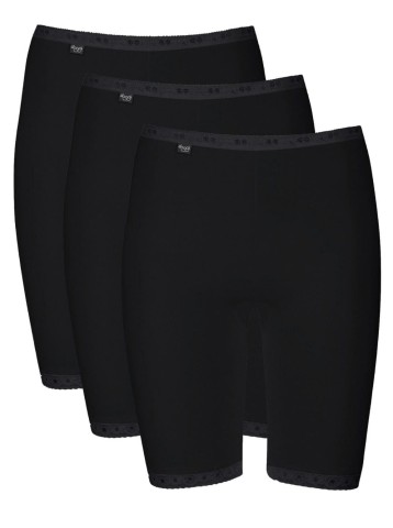 BASIC LONG MUTANDA CON GAMBA SLOGGI 10007643 DONNA NERO