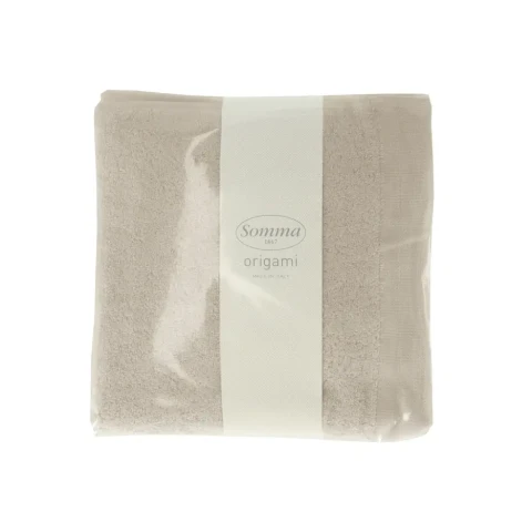ORIGAMI LUXURY SET ASCIUGAMANI 1+1 SOMMA 16873 ARGILLA