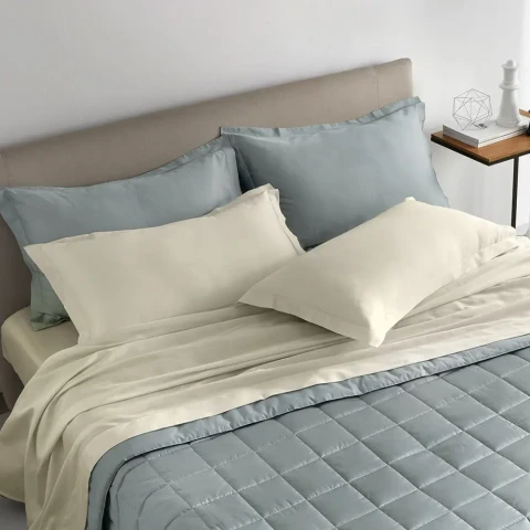 COMPLETO LENZUOLO MATRIMONIALE IN RASO THE JEWEL 366 MILITARE