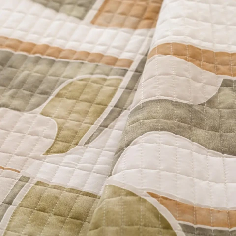 TEREN QUILT STAMPATO 1P 1/2 LE0943 BEIGE