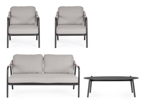 SET4 SALOTTO C-C MIRAVET ANTR JA60/KHAKI 0666133