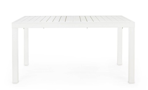 TAVOLO ALLUNGABILE HILDE 140-210X77 BIANCO LD30